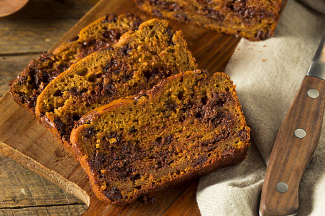 Pumpkin Bread with Chocolate Chip