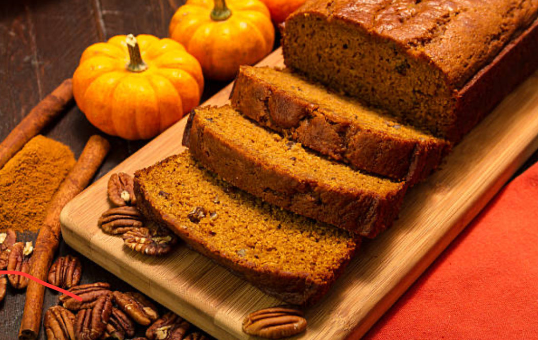 Pumpkin Bread with Walnuts